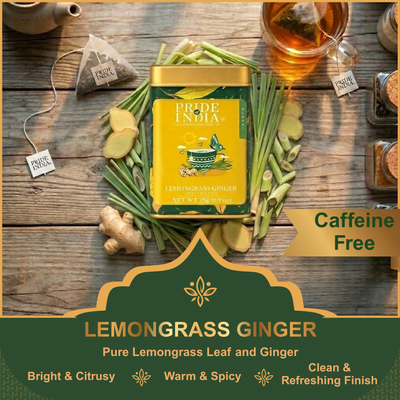 Lemongrass Ginger - Zesty Fresh Tea Bags