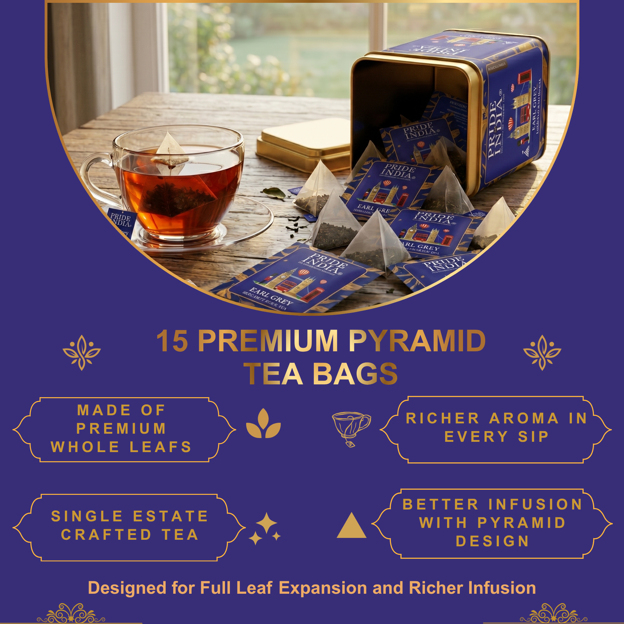 Earl Grey - Bergamot Black Tea Bags
