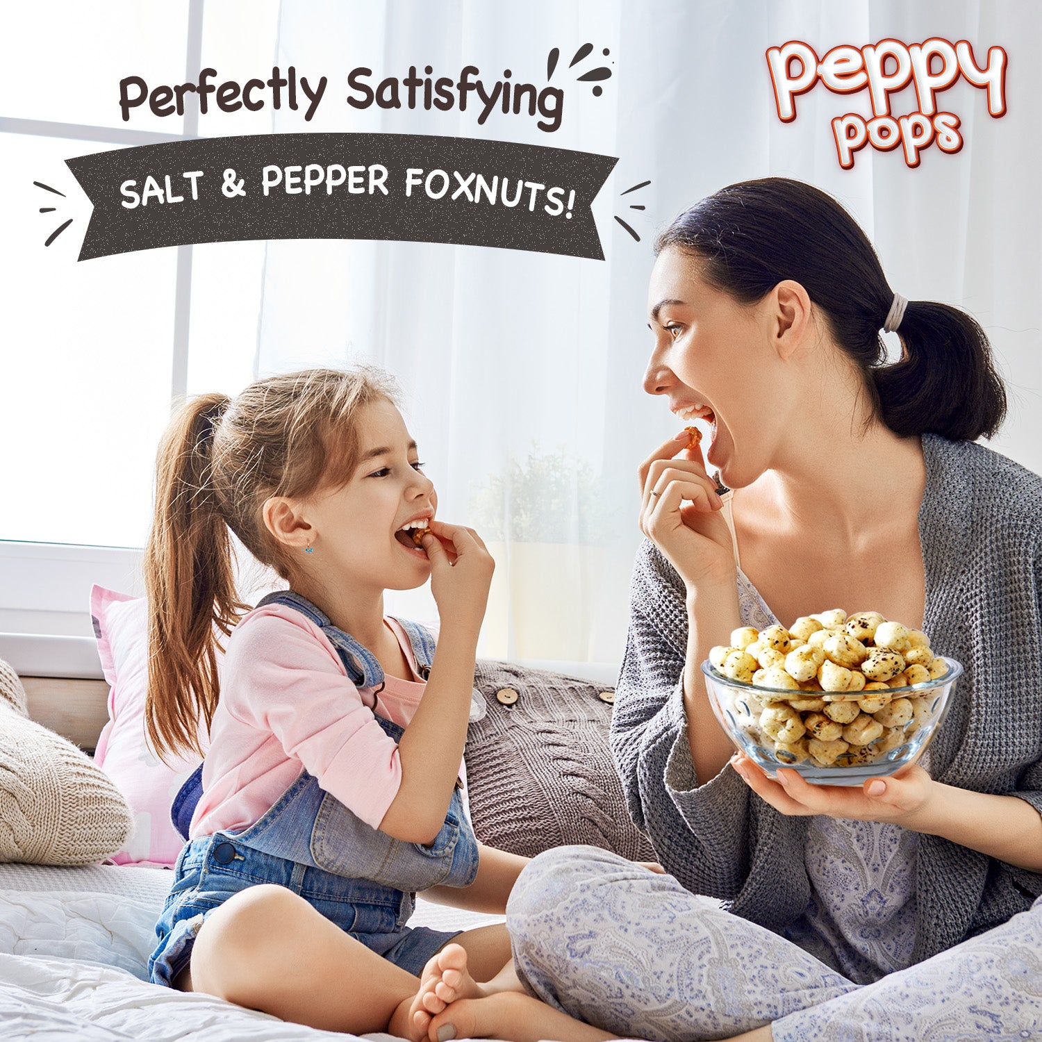 PEPPY POPS HIMALAYAN SALT & PEPPER ROASTED FOXNUTS - Pride Of India