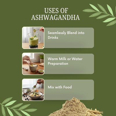 Gourmet Ashwagandha Root Ground Powder - Pride Of India