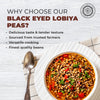 Indian Whole Black Eyed Peas - Protein & Fiber Rich Lobiya Jar - Pride Of India