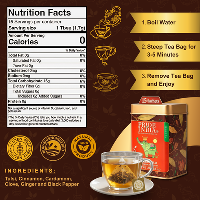 Herbal Chai - Comforting Spiced Tea Bags