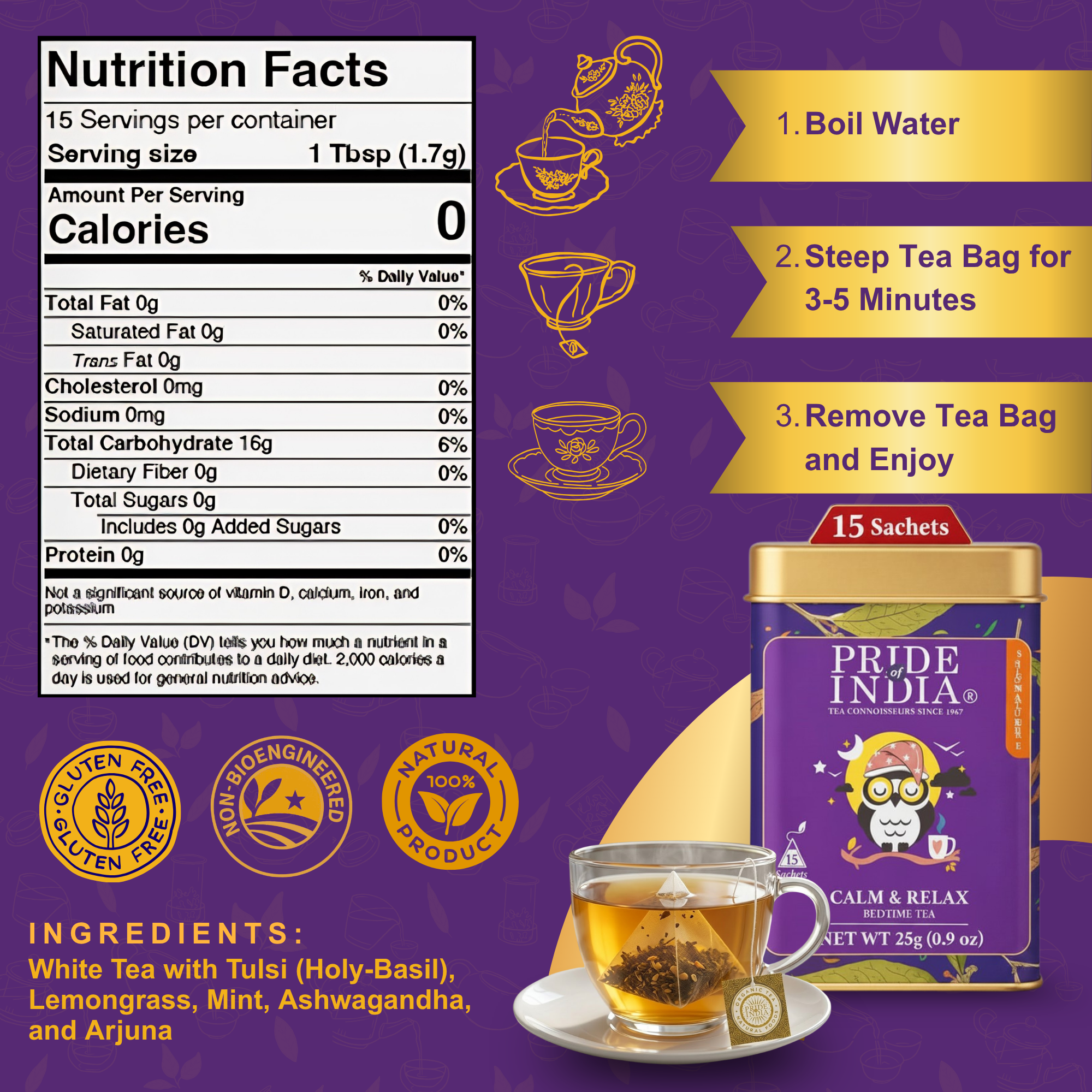 Calm & Relax - Bedtime Tea Bags