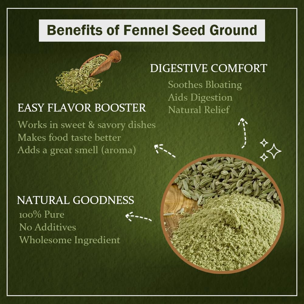 Gourmet Fennel Seed Ground - Pride Of India