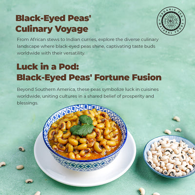 Indian Whole Black Eyed Peas - Protein & Fiber Rich Lobiya Jar - Pride Of India