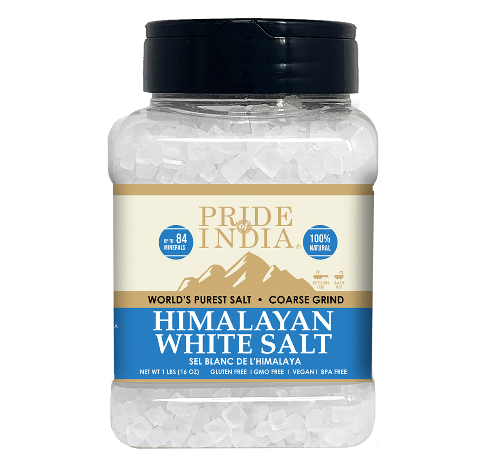 Himalayan White Rock Salt - Coarse Grind - Pride Of India