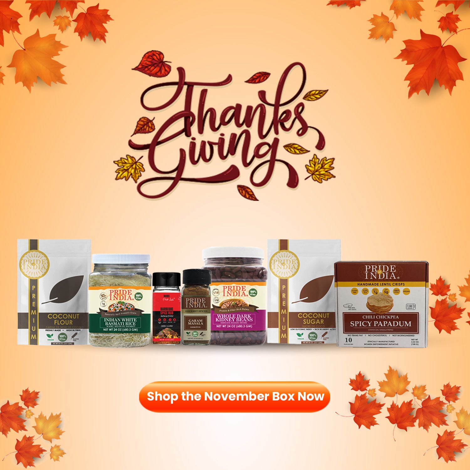 THANKSGIVING SPECIAL - BOX OF THE MONTH 2025 - Pride Of India