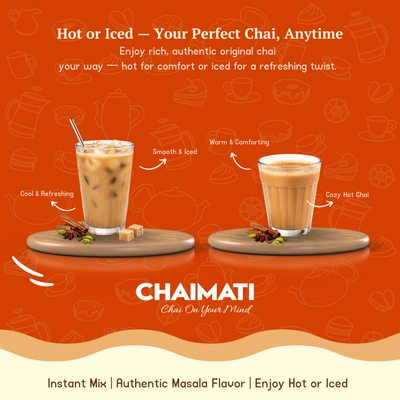 CHAIMATI Sweetened Instant Original Chai Latte Premix - 2 lb