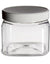 Clear PET Plastic Grip Dry/Liquid Food Storage Jars w/ Caps