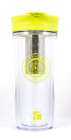 Portable Travel Tea For One - Double Walled Tumbler w/ Removable Steel Infuser, 14 Fl. oz (414ml) - Pride Of India