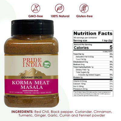 Gourmet Korma Meat Masala - Pride Of India