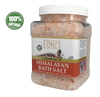 Himalayan Pink Bathing Salt - Enriched w/ Cedarwood Oil and 84+ Minerals, 2.5 Pound (40oz) Jars - Pride Of India