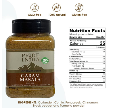 Gourmet Garam Masala Ground - Pride Of India